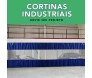 Cortina Industrial Azul