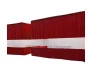 Cortina industrial vermelho 1