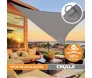 TELA SHADE TRIANGULAR CINZA 4