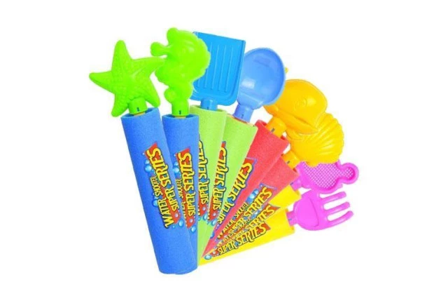 Lança Água Infantil Ferramentas Brinquedo Para Piscina e Praia