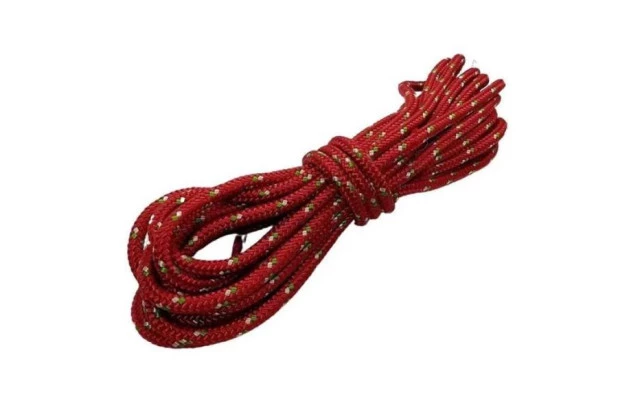 Corda Vermelha Poliéster 20 Metros X 3 Mm