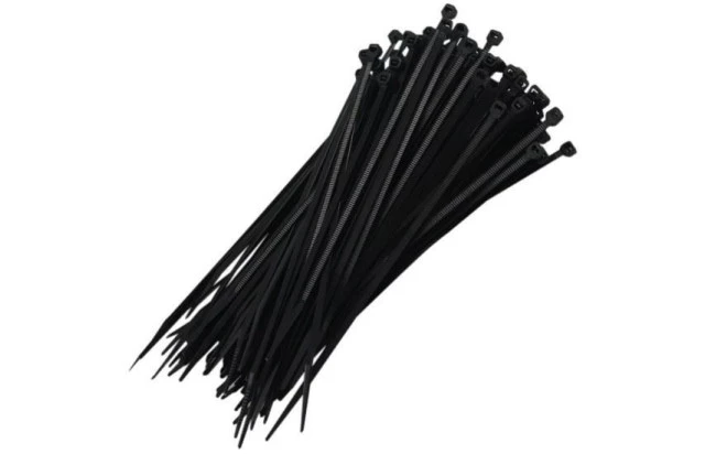 Abraçadeira de Nylon Preta 3.6x300mm