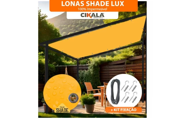 Tela Lona Sombreamento Impermeável Shade Lux Amarela - A Melhor Opção para Sombreamento e Proteção Externa