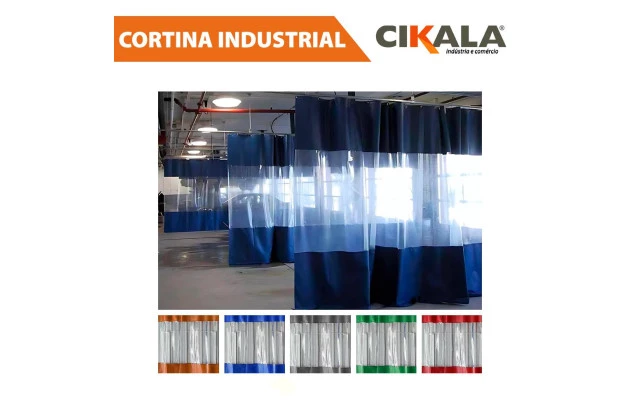 Cortina Industrial Cabine Pintura Solda 4x3 M - Conforto e Segurança para Seus Funcionários