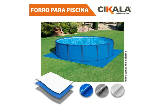 Forro para Piscina Inflável 2x2 M CK100 Micras - Proteção Contra Rasgos e Desgaste