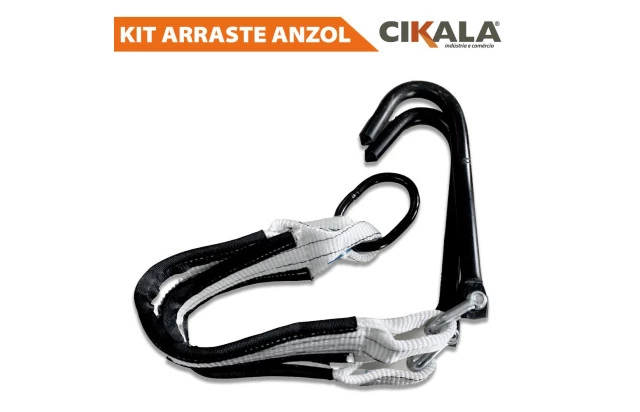 Kit  Arraste Anzol para Reboque - Resistência e Facilidade em Situações de Emergência