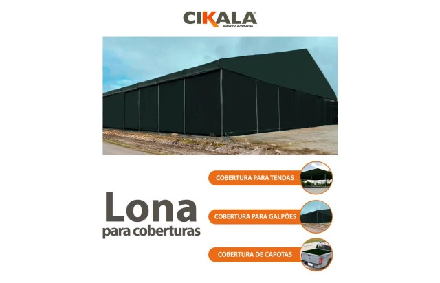 Lona Tipo Capota Marítima Verde – Cobertura Segura para Galpões e Uso Militar