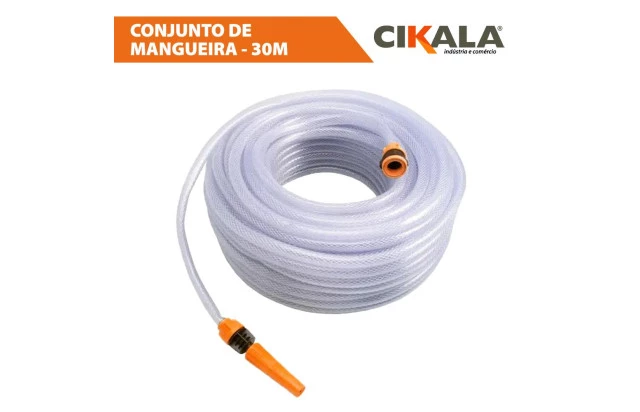 Mangueira Transparente em PVC 30 M - Qualidade e Flexibilidade para Uso Doméstico e Industrial
