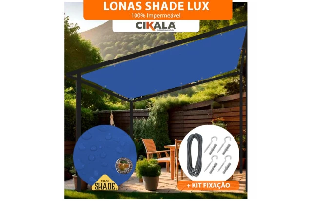 Tela Lona Sombreamento Impermeável Shade Lux Azul - A Melhor Opção para Sombreamento e Proteção Externa