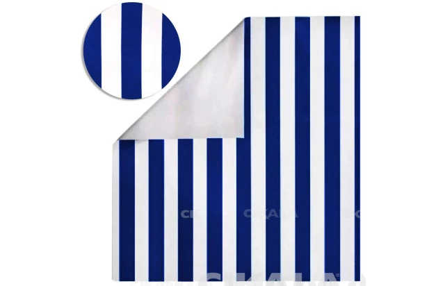 Bagum Napa Listrado Azul 1x1,40 M - 100% Impermeável Colchões Tendas Brindes Decoração