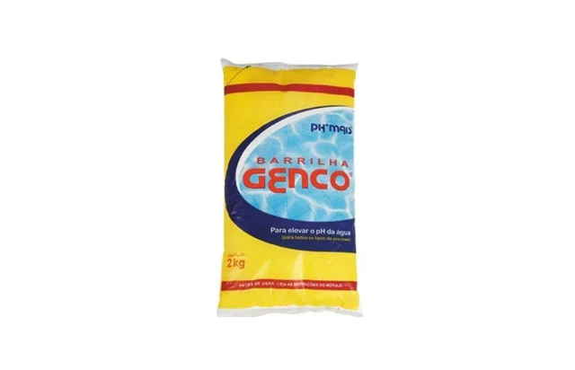 Elevador de Ph Granulado Tratamento Água Barrilha Genco 2kg