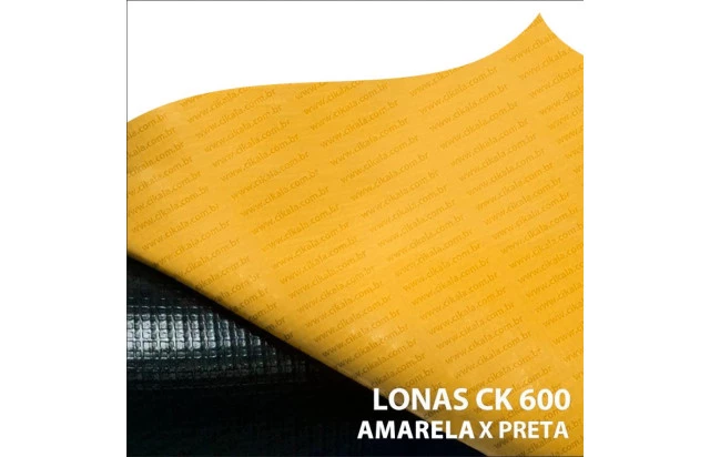 Lona para Brinquedos Infláveis Amarela 1x1,40 M Pula Pula Escorredor Emborrachada CK600 Micras