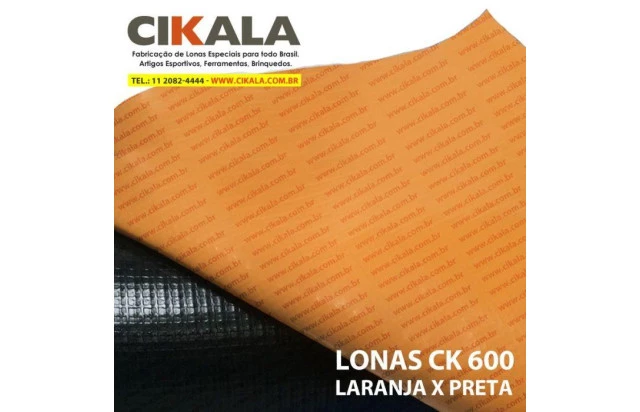 Lona para Brinquedos Infláveis Laranja 1x1,40 M Pula Pula Escorredor Emborrachada CK600 Micras