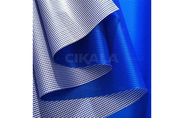 Lona para Toldo Retrátil Azul Lowick 1x1,40 M Linear Impermeável para Varanda Cortina