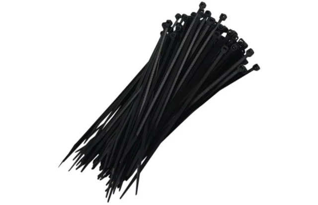 Abraçadeira de Nylon Preta 2.5x100mm
