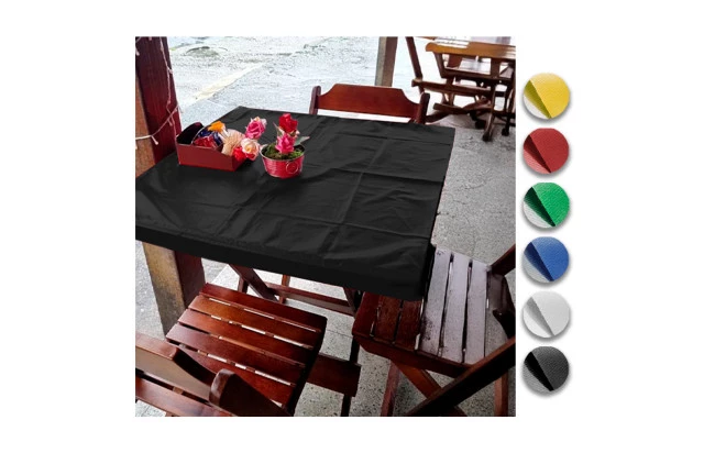 Capa para Mesa 60x60 cm Impermeável - Ideal para Restaurantes, Bares e Eventos
