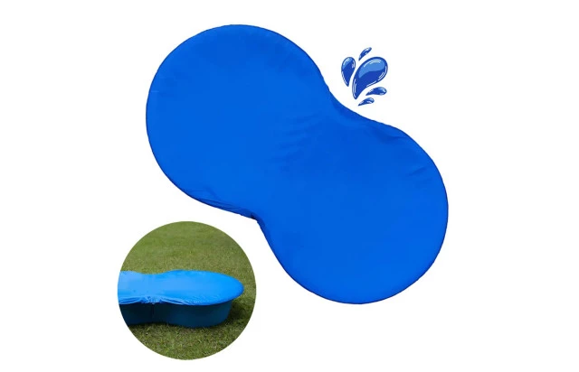 Capa para Caixa D Água Feijão 2.60x1.45 Azul 1000L Proteção Sujeira
