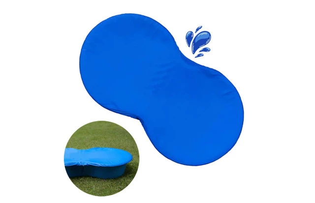 Capa para Caixa D Água Feijão 2.05x1.05 Azul 500L Proteção Sujeira