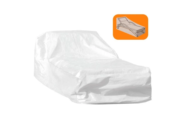 Capa para Espreguiçadeira Branca 70x80x200 cm