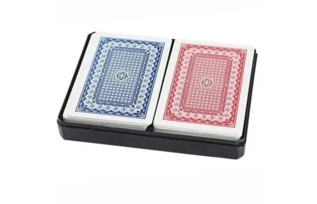 Jogo de Baralho com Cartas de Plástico 