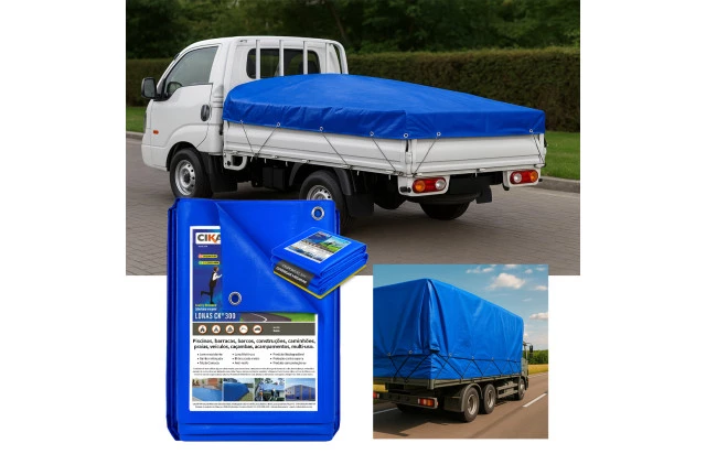 Lona CK300 Azul Para Caminhão Pequeno Porte Caminhonete