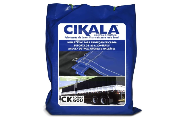 Lona de Caminhão Azul x Preta Emborrachada CK600 Micras - A Solução Perfeita para Proteção e Transporte Seguro