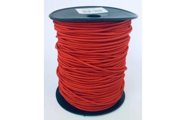 Rolo de Cordão Polipropileno Vermelho 4mm 1/2KG para Artesanato Decoração Confecção de Brindes