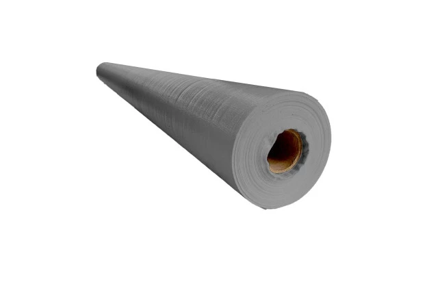 Lona em Polietileno CK300 Micras Cinza 01x2,06 M - Proteção e Forração por Metro para Construção Civil