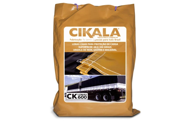 Lona de Caminhão Laranja x Preta Emborrachada CK600 Micras - A Solução Perfeita para Proteção e Transporte Seguro