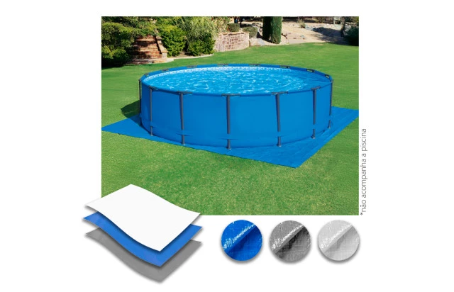 Forro para Piscina Inflável 2x2 M CK100 Micras - Proteção Contra Rasgos e Desgaste