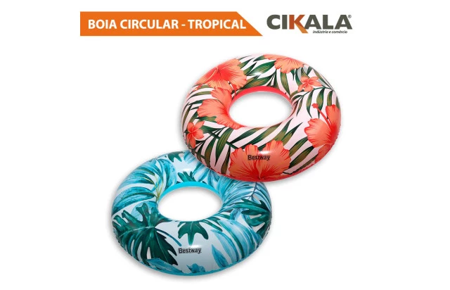 Boia Inflável Circular Tropical 1,19 M - A Melhor Escolha para Diversão na Piscina