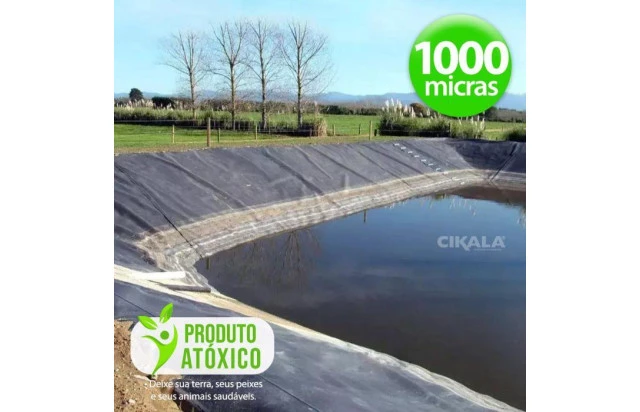 Lona Geomembrana para Lagos e Tanques PVC 1000 Micras - Ideal para Impermeabilização de Reservatórios