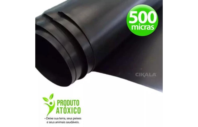 Lona Geomembrana para Lagos e Tanques 1x1,40 M PVC 500 Micras - Ideal para Reservatórios Agrícolas e Industriais