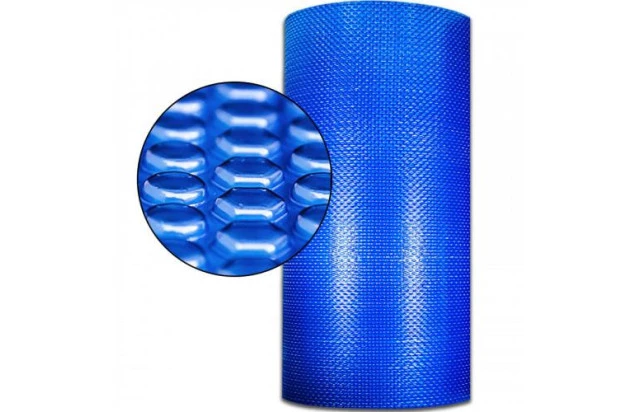 Capa Térmica para Piscina 1x2,10 M Linear 300 Micras Azul - Aquecimento e Proteção contra Perda de Calor
