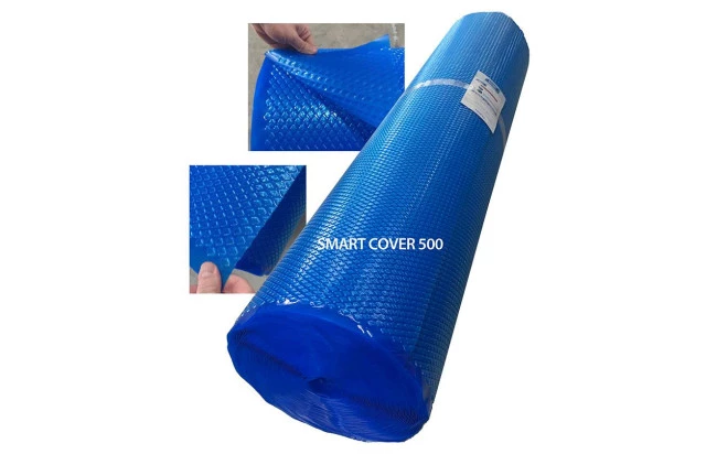 Capa Termica para Piscina 1x2,07 M Linear 500 Micras Reforçada Azul - Aquecimento, Proteção contra Perda de Calor  