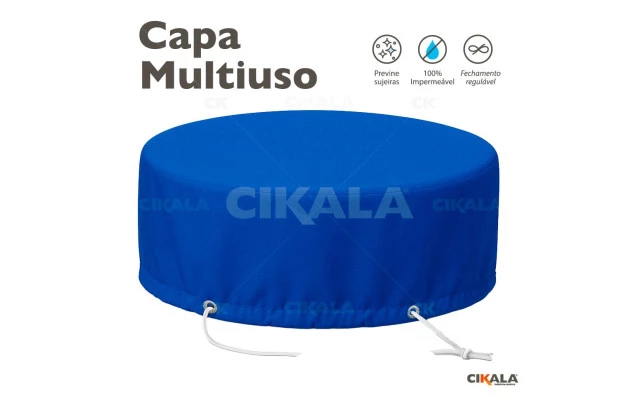 Capa Protetora Multiuso Redonda - Mesa, Piscina, Caixa e Móveis 