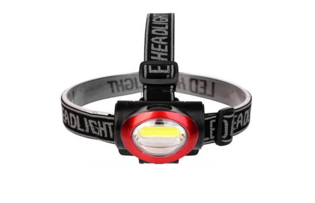 Lanterna de Cabeça com 10 Leds Fita Ajustável - Pesca, Ciclismo, Camping e Trilha