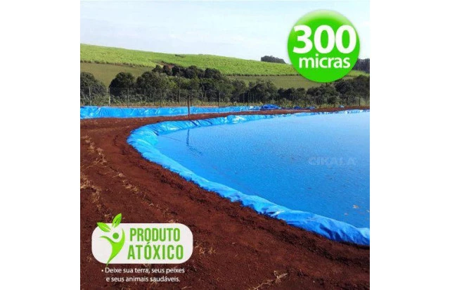 Lona para Lagos e Tanques CK300 Micras Azul - Solução Econômica para Reservatórios Impermeáveis