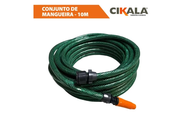 Mangueira Verde em PVC 10 M - Qualidade e Flexibilidade para Uso Doméstico e Industrial
