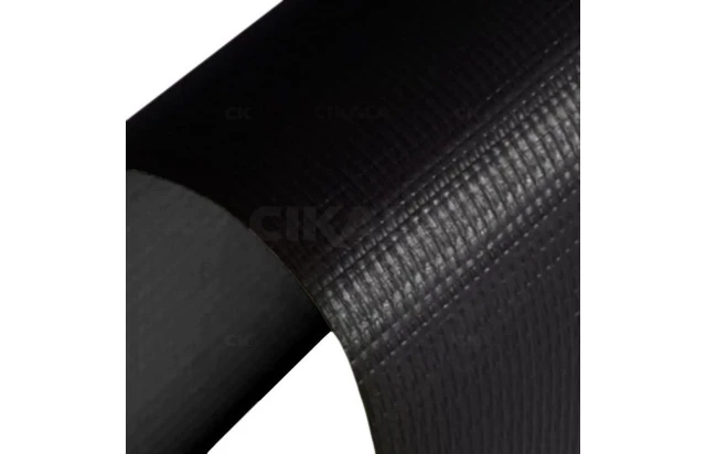 Lona Antichama Impermeável Preta x Preta 1,40x1 M CK400 Micras Cobertura Caminhão