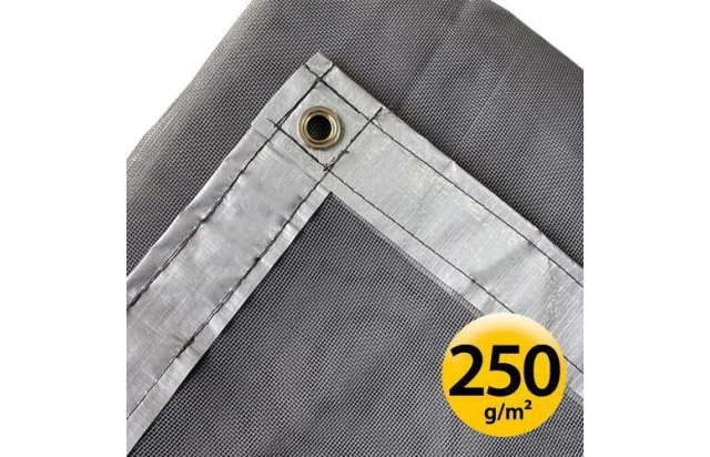 Tela Industrial Cinza para Caminhão – Ideal para Transportes de Recicláveis Grãos e Sucatas