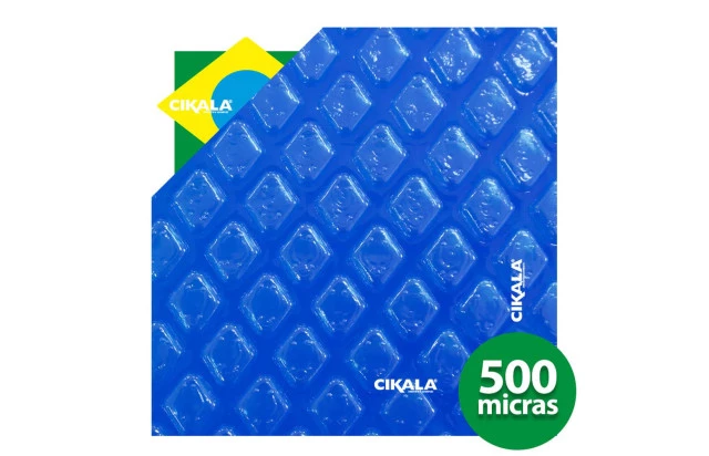 Capa Termica para Piscina 500 Micras Reforçada Azul - Aquecimento, Proteção contra Perda de Calor