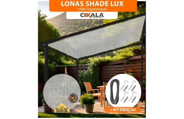 Tela Lona Sombreamento Impermeável Shade Lux Translúcida - A Melhor Opção para Sombreamento e Proteção Externa