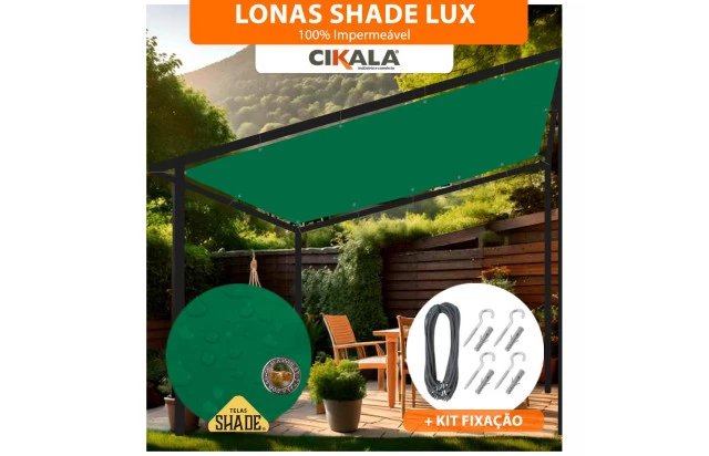 Tela Lona Sombreamento Impermeável Shade Lux Verde - A Melhor Opção para Sombreamento e Proteção Externa