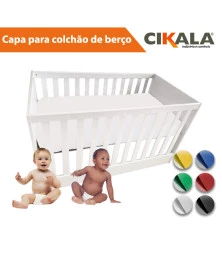 01 Capa Impermeável Colchão Berço + 1 Fronha