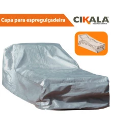Capa para Espreguiçadeira Cinza 70x80x200 cm
