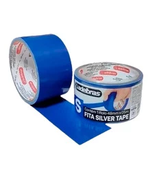 Fita Silver Tape Azul 48mm X 5 Metros