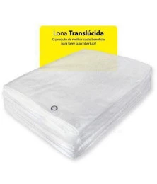 Lona Plástica Transparente CK100 Micras - Cobertura de Hortas Estufas e Canteiros
