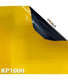 Lona para Brinquedos Infláveis Amarela KP1000 em PVC 1x1,40 M - Segurança Garantida para Diversão Infantil Playground Kidplay