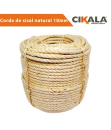 Corda Sisal Natural 10mm para Artesanato Ideal para Decoração e Projetos Criativos